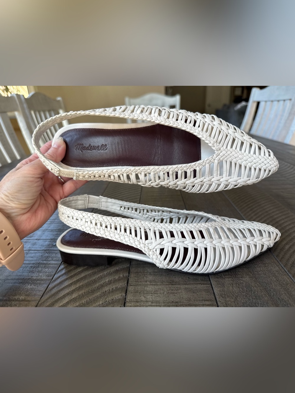 Madewell Harper Woven Slingback Women’s Size 7.5